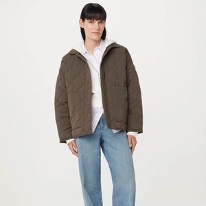 The Skyline Loose Overshirt in Brown Black